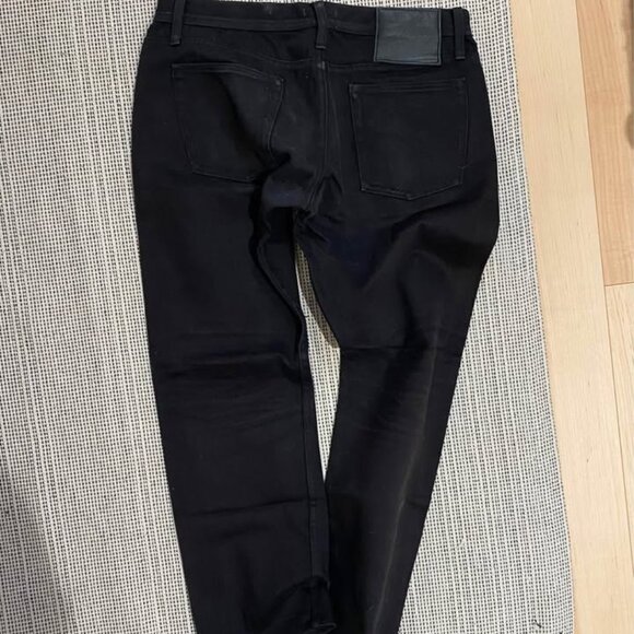 Unbranded Brand Raw Selvedge Denim 12.5oz - Black - Picture 4 of 5